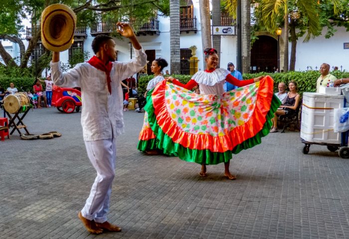 Cumbia dance in Colombia
