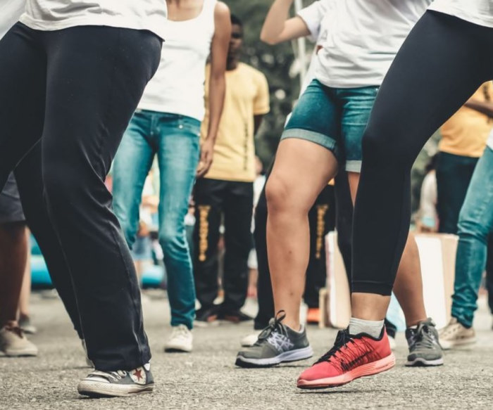 wearing Sneakers when line dancing