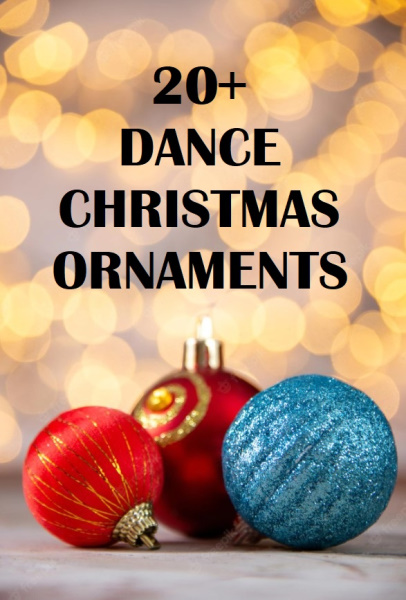 Perfect Dance Christmas Ornaments Banner