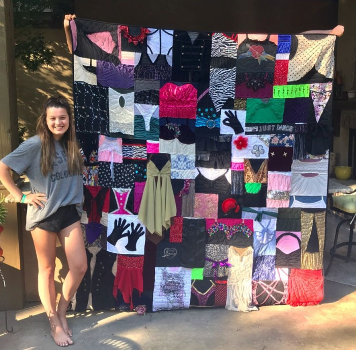 DIY Quilts from Old dance costumes