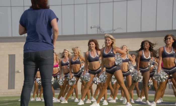 Dallas Cowboy cheerleader training