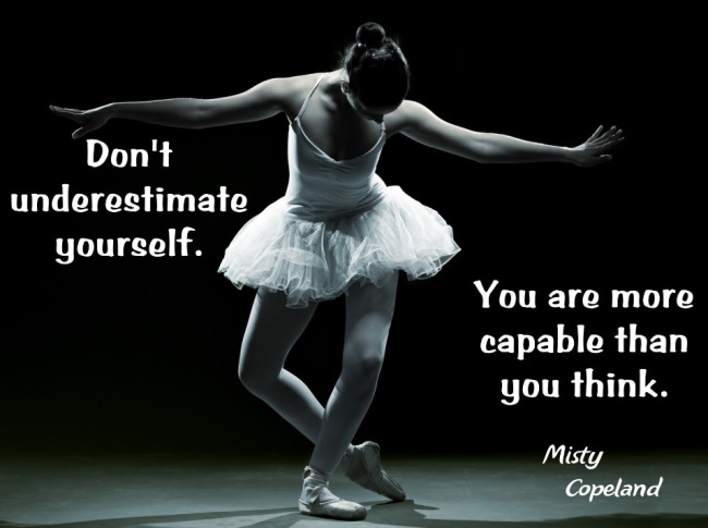 Inspirational Ballet quotes from Misty Copeland