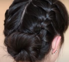 Elevated ballet bun