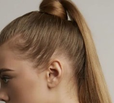 High ponytail