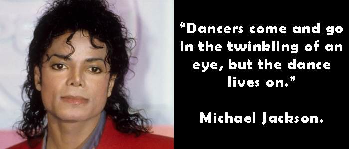 famous dance quotes by Michael Jackson