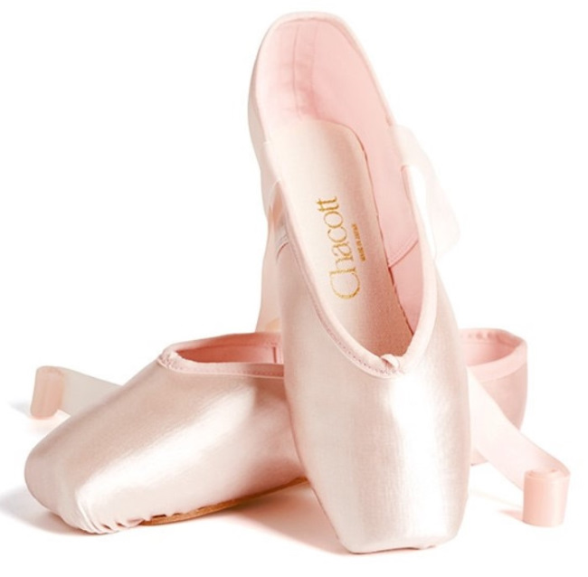 Chacott pointe shoes