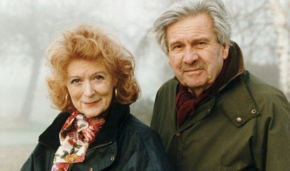 Moira Shearer and her husband Ludovic Kennedy