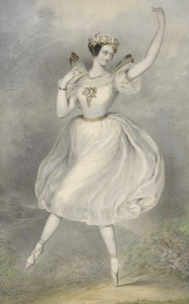 1832. Marie Taglioni wears the first tutu in La Sylphide