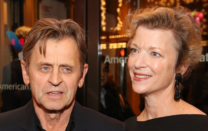 Mikhail Baryshnikov and his wife Lisa Rinehart