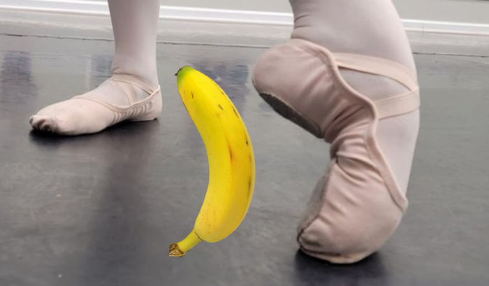 ballet banana feet
