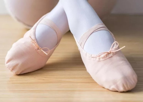 canvas ballet shoes