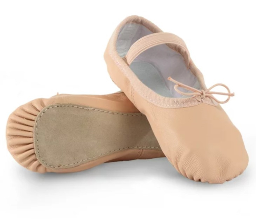 leather ballet shoes