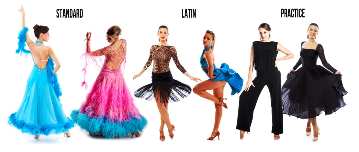 ballroom dance costume for female