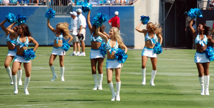 Carolina Panthers Cheerleaders - Highest paid NFL Cheerleaders