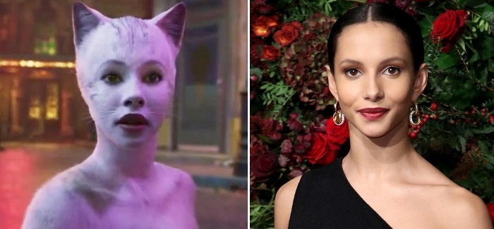 Victoria the White Cat in Cats (2019)