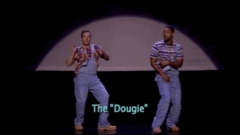 Jimmy Fallon perform Dougie Dance
