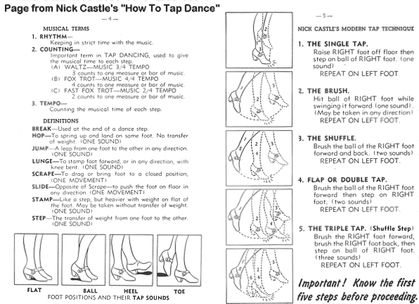 how to tap dance