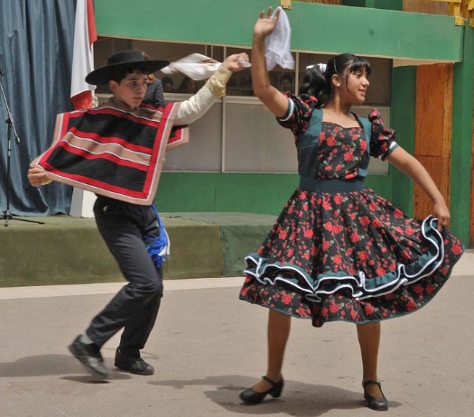 Cueca dance costume