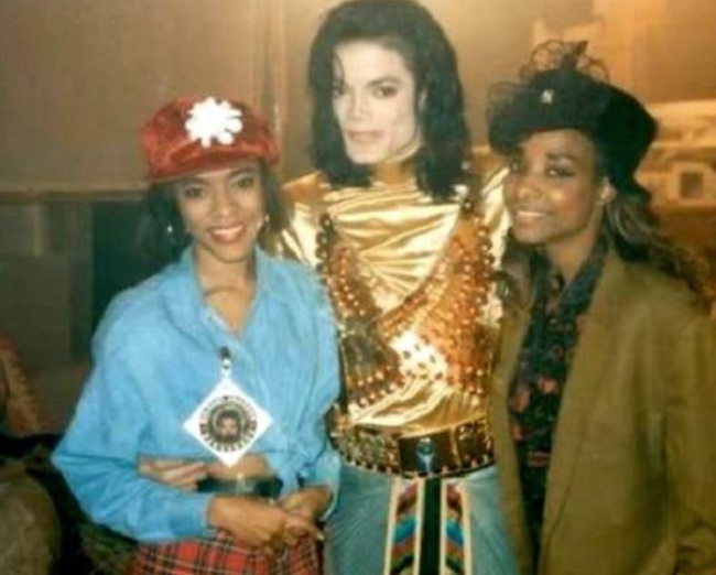 Fatima Robinson and Michael Jackson