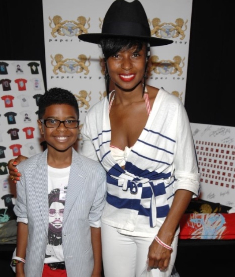 Fatima Robinson and her son