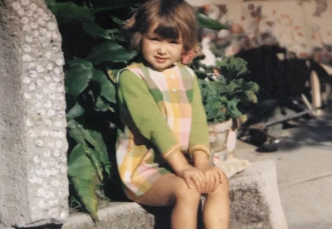 Sylvie Guillem as a little girl